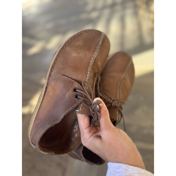 Clarks Originals Desert Trek Beeswax Leather Chukka Boots Men’s Size 9 - Iconic - Picture 10 of 12